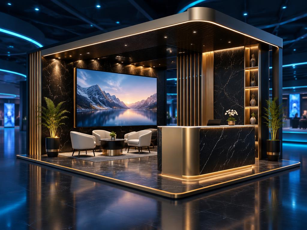 Premium sample booth